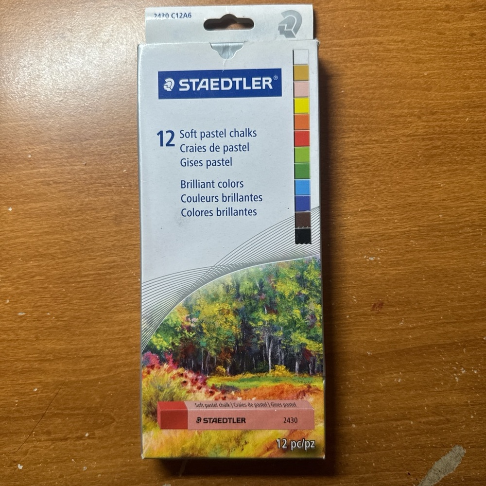 staedtler 12 pack soft pastel chalks art barely used